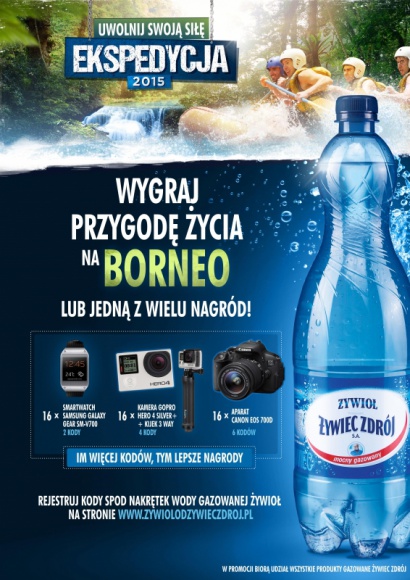 Wygraj przygodę życia na Borneo z firmą Żywiec Zdrój! Podróże, LIFESTYLE - Już 4 maja firma Żywiec Zdrój rusza z kolejną odsłoną konkursu EKSPEDYCJA. Na wielbicieli niebanalnych, mocnych wrażeń czeka nagroda główna – wyprawa na Borneo, jedną z największych wysp na świecie! Loteria promocyjna potrwa do 30 czerwca.