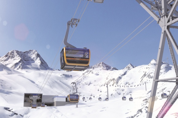 Dolina Stubai: zima w nowoczesnym stylu